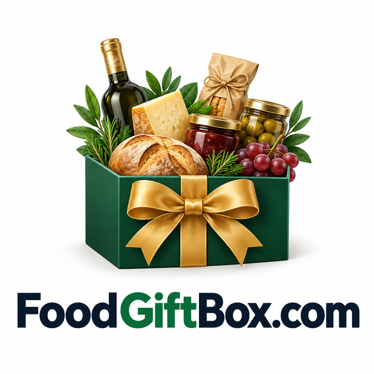 FoodGiftBox.com domain name artwork